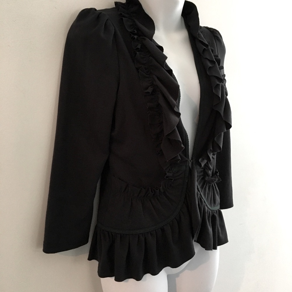Anthropologie | Ruffle Blazer - Picture 4 of 16